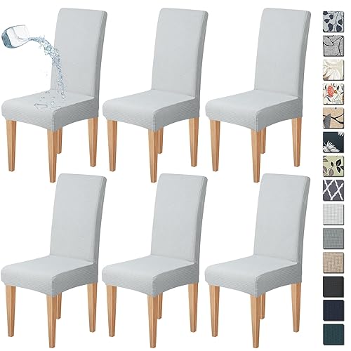 Dioxide Waterproof Chair Covers for Dining Chairs, Stretch Dining Chair