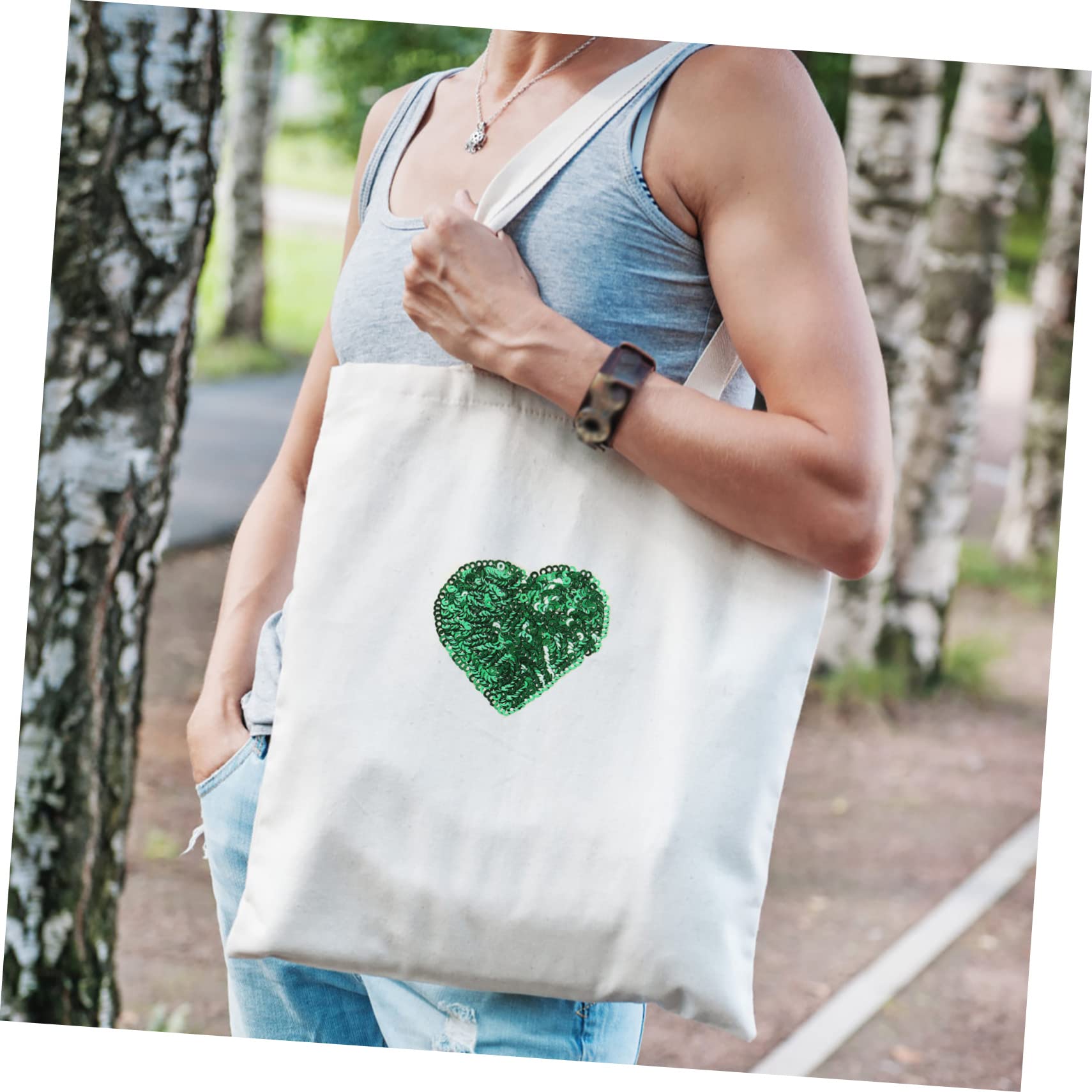 SHINEOFI 48stücke Bunte Herz-patches Aufbügelbare Stoffaufnäher Mit Für -kleidung Jeans Taschen Bestickte Flicken Kreativen Gestaltung Und Reparatur