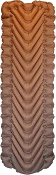 Klymit Insulated Static V2 Inflatable Sleeping Pad | Upgraded Comfort | Portable, Ultralight, Easy to Inflate, Foldable Air Bed for Camping, Backpacking & Hiking — Blend