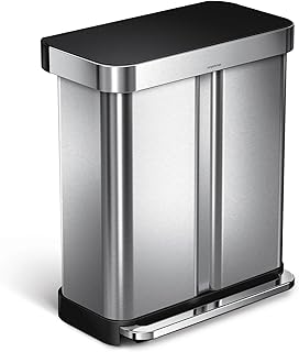 simplehuman 58 Liter  15.3 Gallon Rectangula...,