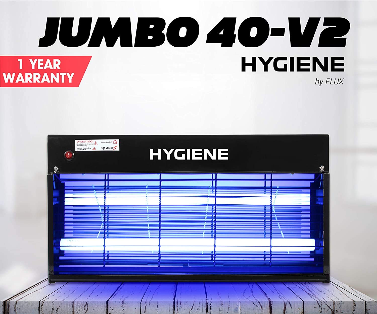 Hygiene 40W Jumbo V2 Flying Insect Killer UV Tube Catcher Zapper Repellent Machine (B089Y7JWW5) Amazon Price History, Amazon Price Tracker