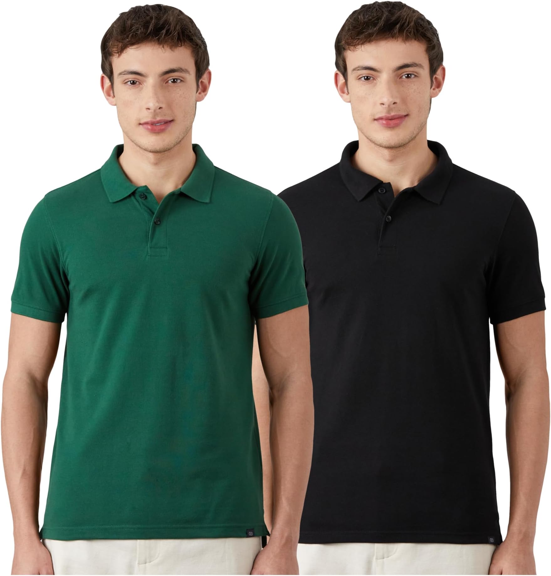 - Men's Cotton Rich Solid Polo Tshirt | Collar Tshirts | Half Sleeves | Plain-Regular Fit (Available in Plus Sizes)