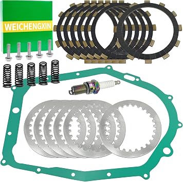 Clutch Kit Heavy Duty Springs & Cover Gasket For Warrior 350 Raptor 350 Big Bear 350 Kodiak 400 1987-2013