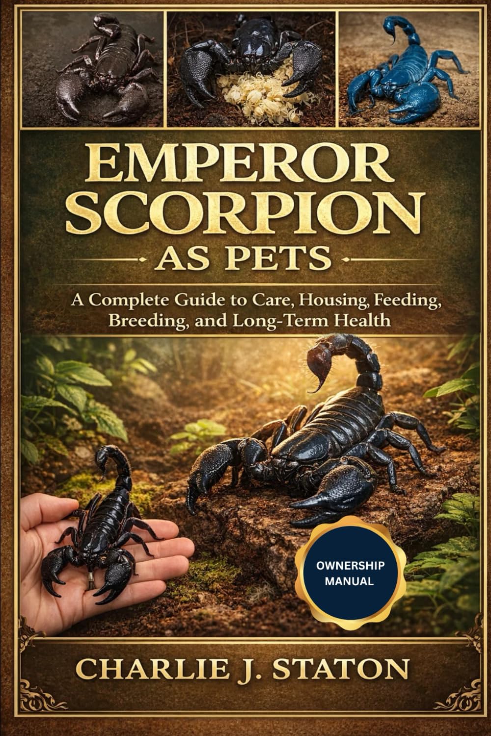 EMPEROR SCORPION AS PETS: A Complete Guide to Care, Housing, Feeding, Breeding, and Long-Term Health