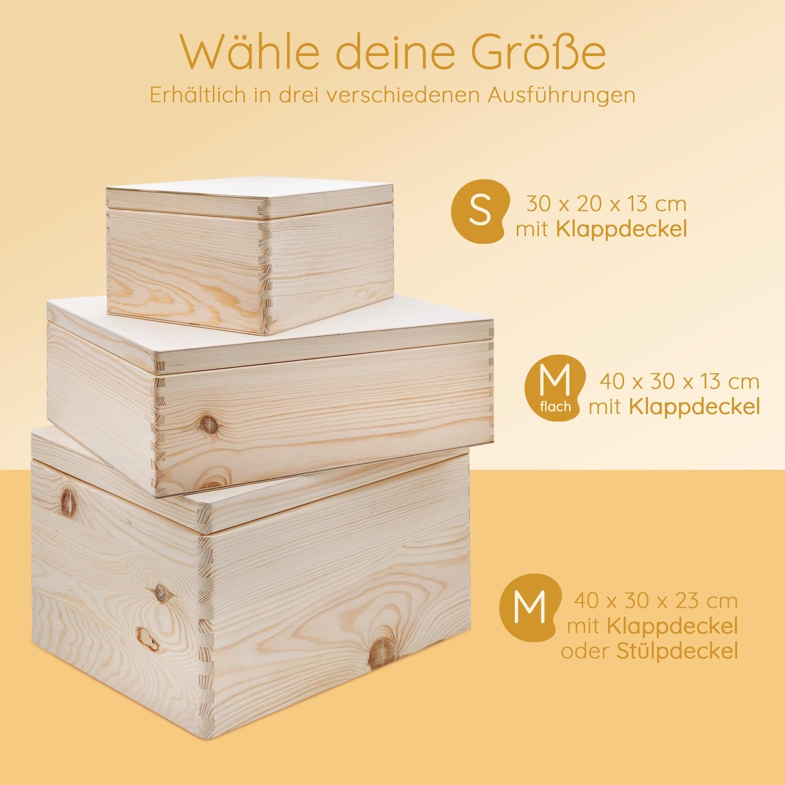 Bärenfreunde - Personalisierte Erinnerungsbox Baby mit Spezial-Druck - Individuelle Baby Erinnerungsbox - Erinnerungskiste aus Holz - Geschenk zur Geburt (S | Klappdeckel,Safari Tiere)