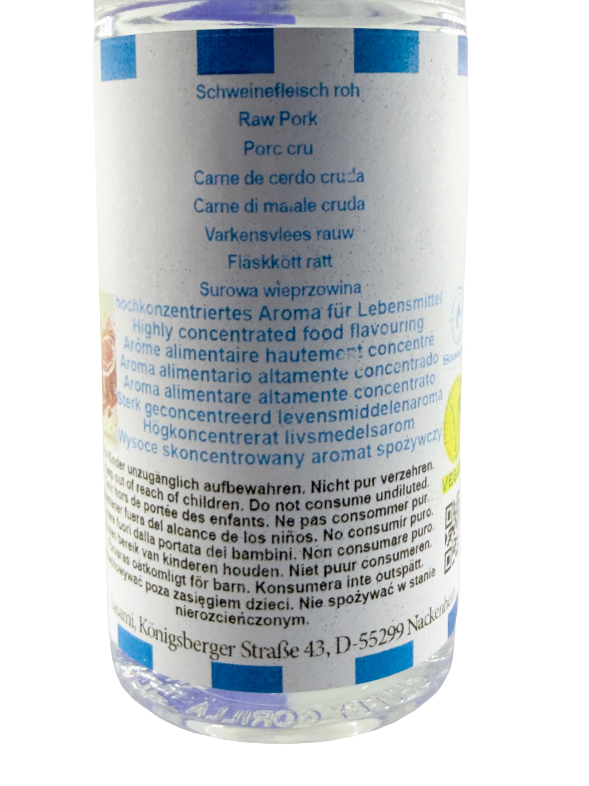 Carne de cerdo cruda Aroma Concentrado - Vegano - Sasami - 100ml