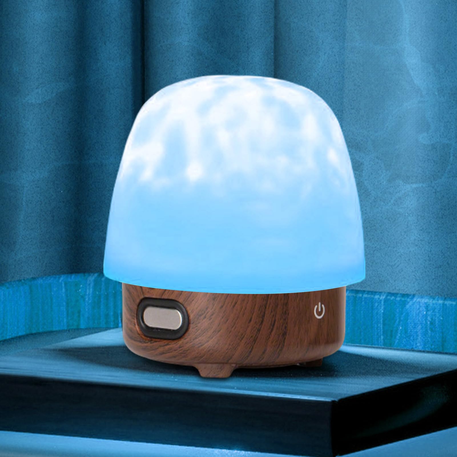Lámpara de Luna para Niños Iluminación ambiental regulable con control | Luces LED nocturnas de luna con altavoz inalámbrico Dormitorio, Salón, Cuarto Infantil, Mesita