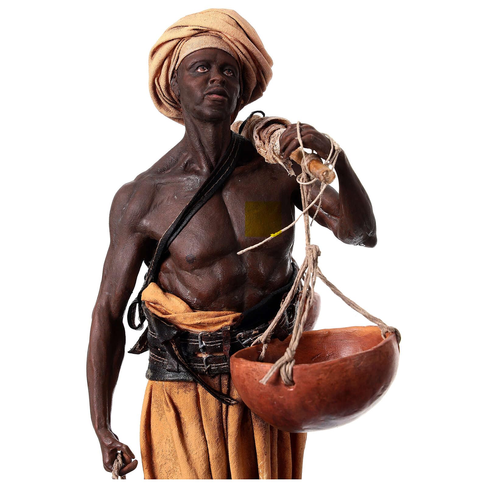 Holyart Slave with naked torso, 30 cm Tripi Nativity Scene