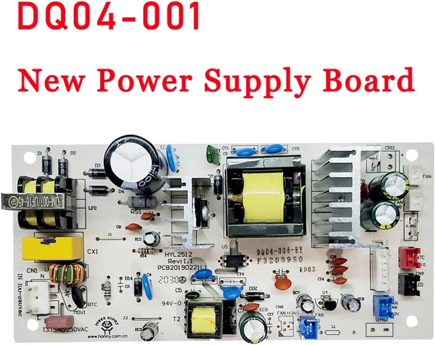 DQ04-001 110V/220V Universal Red Wine Cabinet Power Board Main Board Power Supply