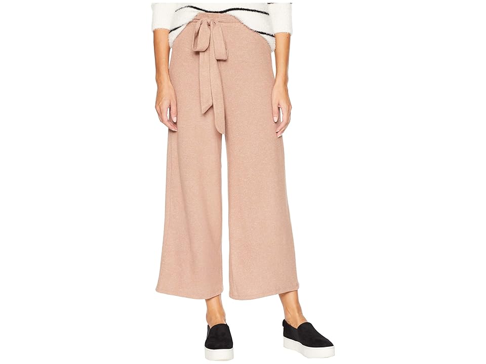 

B Collection by Bobeau Doris Cozy Knit Crop (Roebuck) Women's Casual Pants, Pink