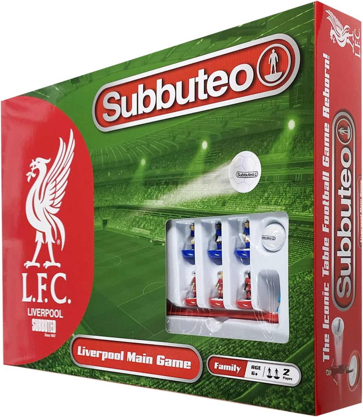 Paul Lamond Subbuteo Official Liverpool FC Main Game (U08577), Red, Age 6+