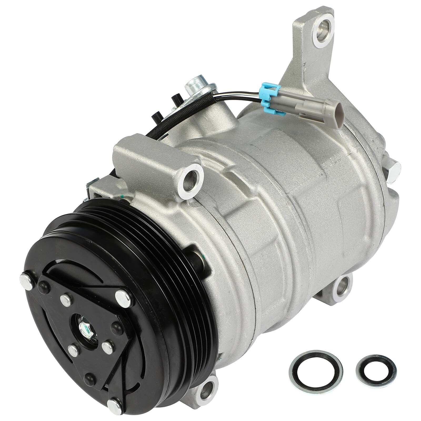 SCITOOAutomotive Air Conditioning Compressor for 2000-2014 for GMC Sierra 3500 HD Yukon XL 1500 2500 for Hummer H2 H3 H3T 4.8L 5.3L 6.0L 6.2L 8.1L
