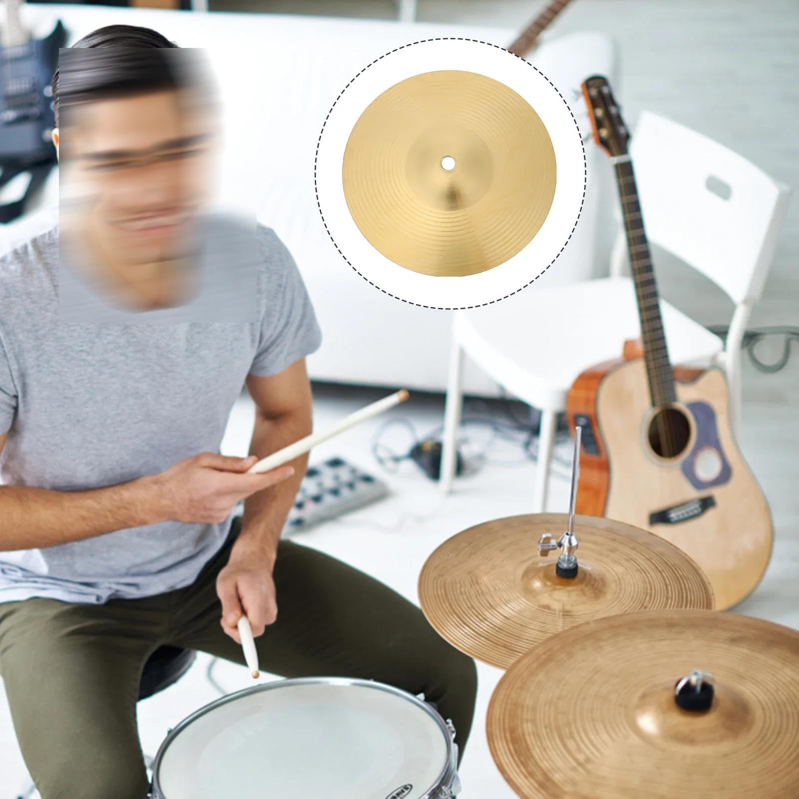 Cymbales En Laiton Accessoire De Batterie Métal Durable Cymbal Pack