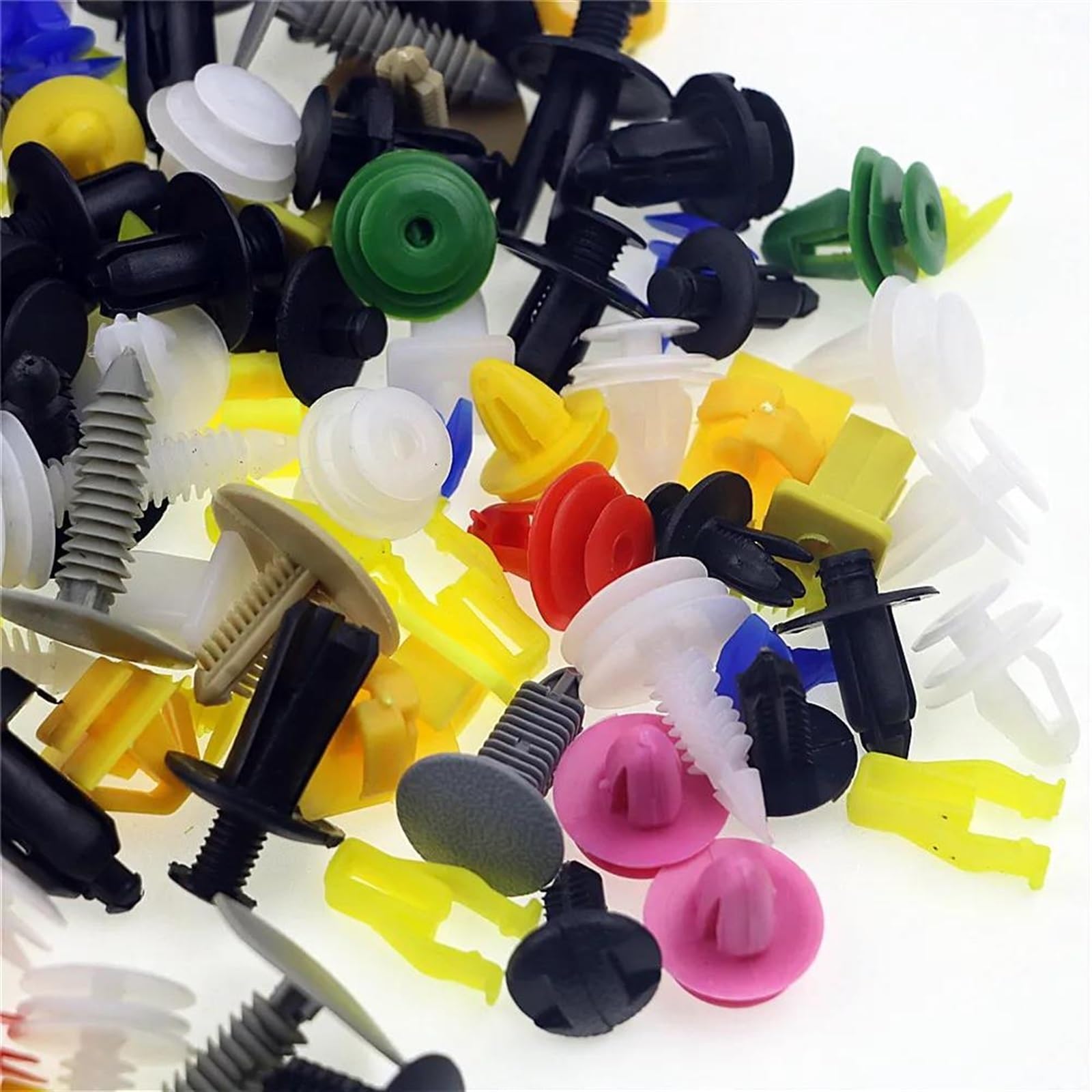 Viti e accessori 500 Pezzi Di Fissaggio Automatico Misto Clip Per Paraurti Universale Per Auto Fermo Per Rivetto Pannello Porta Parafango Fodera