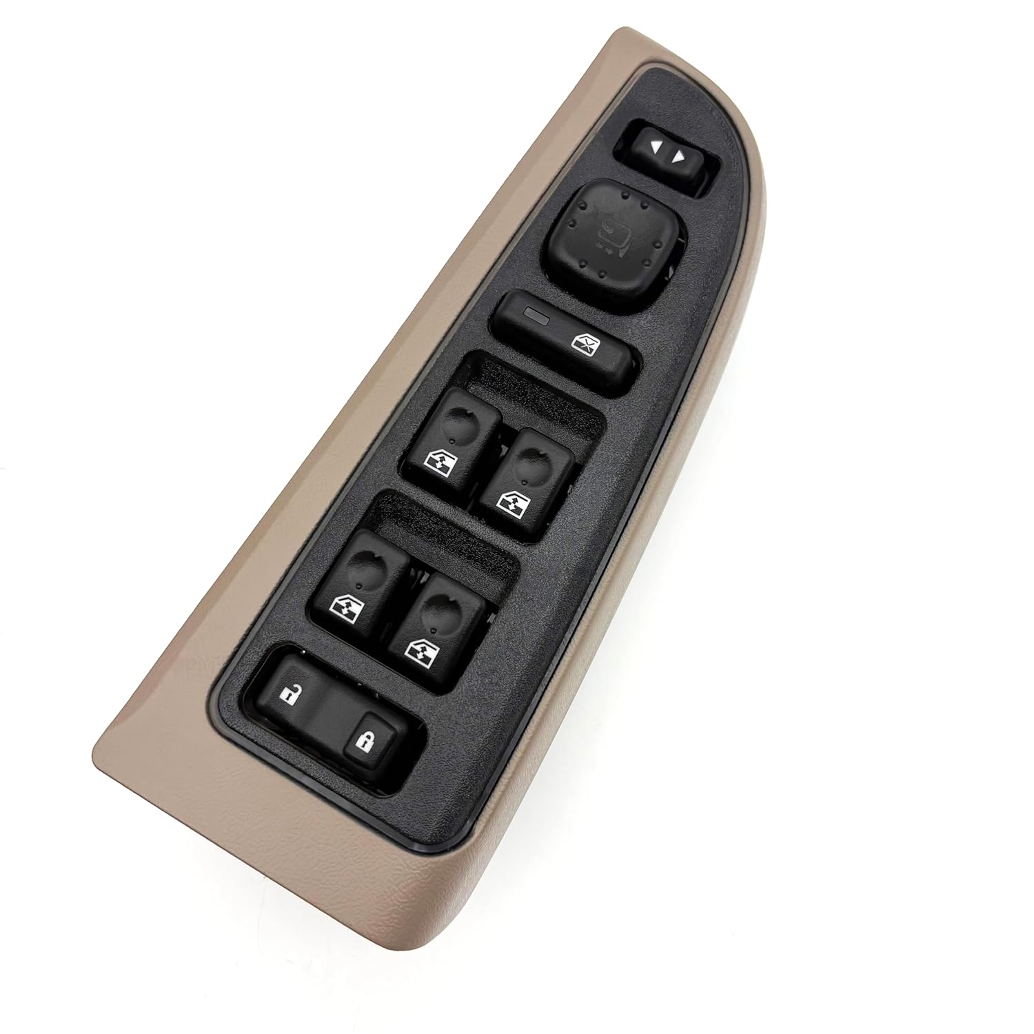 Power Window Switch OE 15883320 Driver Side Door Lock Fit for 2003-2007 Chevy Avalanche Silverado Suburban Tahoe GMC Yukon Sierra, Cadillac Escalade (15883320-Beige)