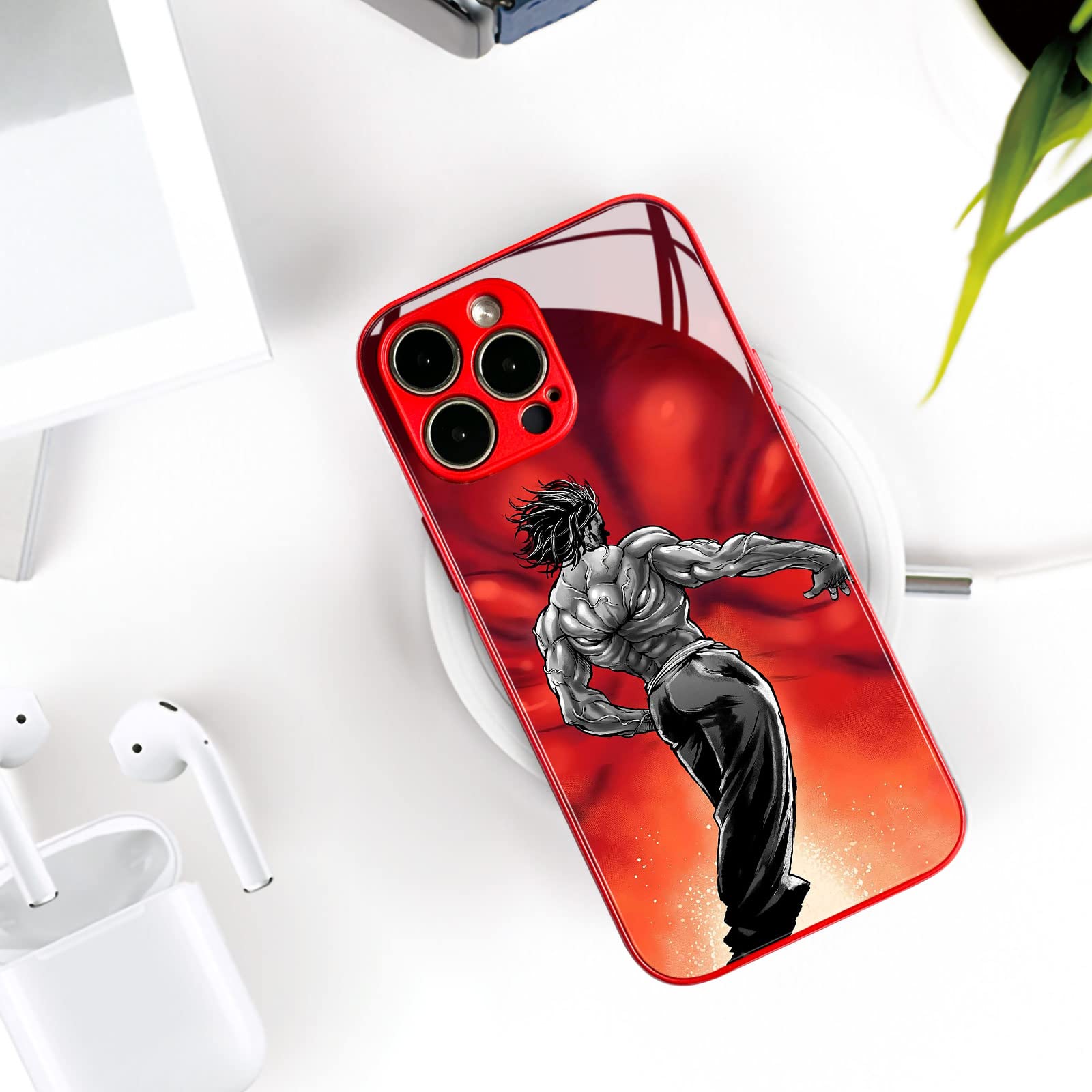 Amazon.com: Akatxezy Yuujirou Hanma Yujiro TPU Tempered Glass