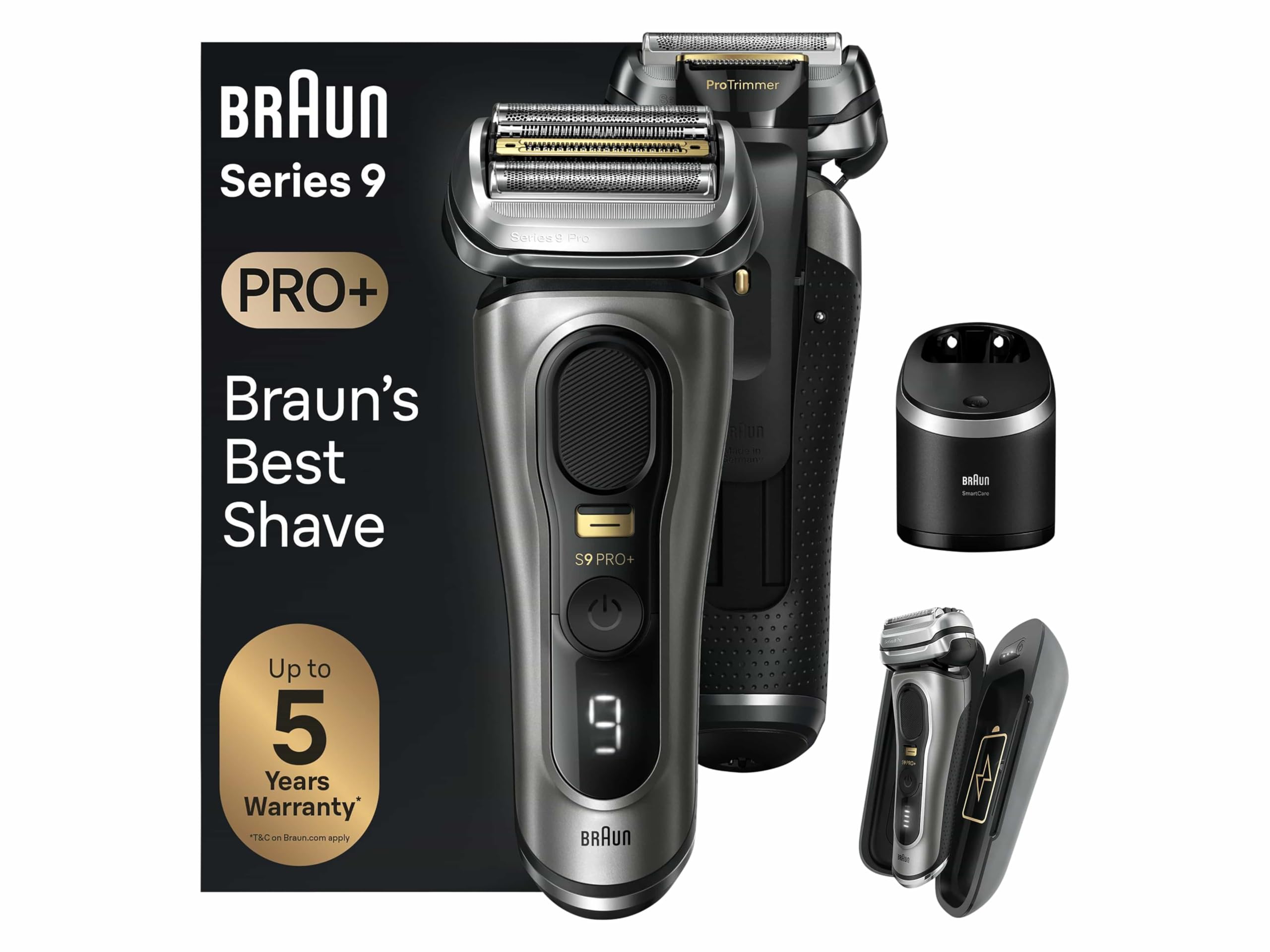 Braun Series 9 PRO+ 9575cc, Rasoir Électrique Pour Homme, 5