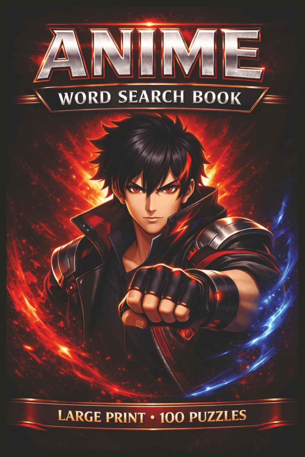 Anime Word Search Book: Large Print Book with 100 Puzzles and 2000 Unique Words on Manga, Shonen, and Shojo