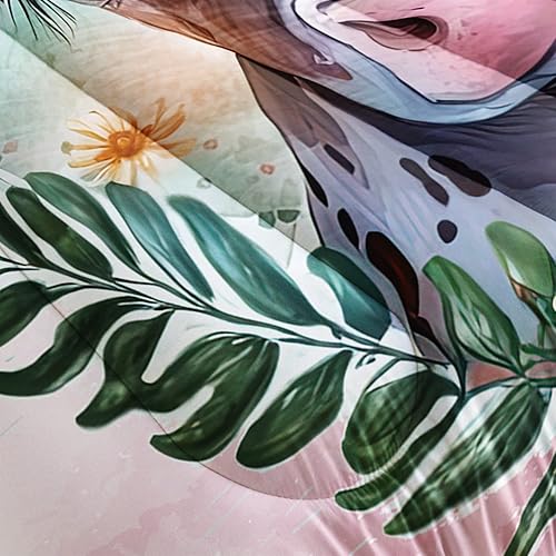 Miniatura 79 de CVHOUSE Juego de ropa de cama con diseño de panda, juego de edredón individual con panda y 2 fundas de almohada, lindo juego de colcha kawaii