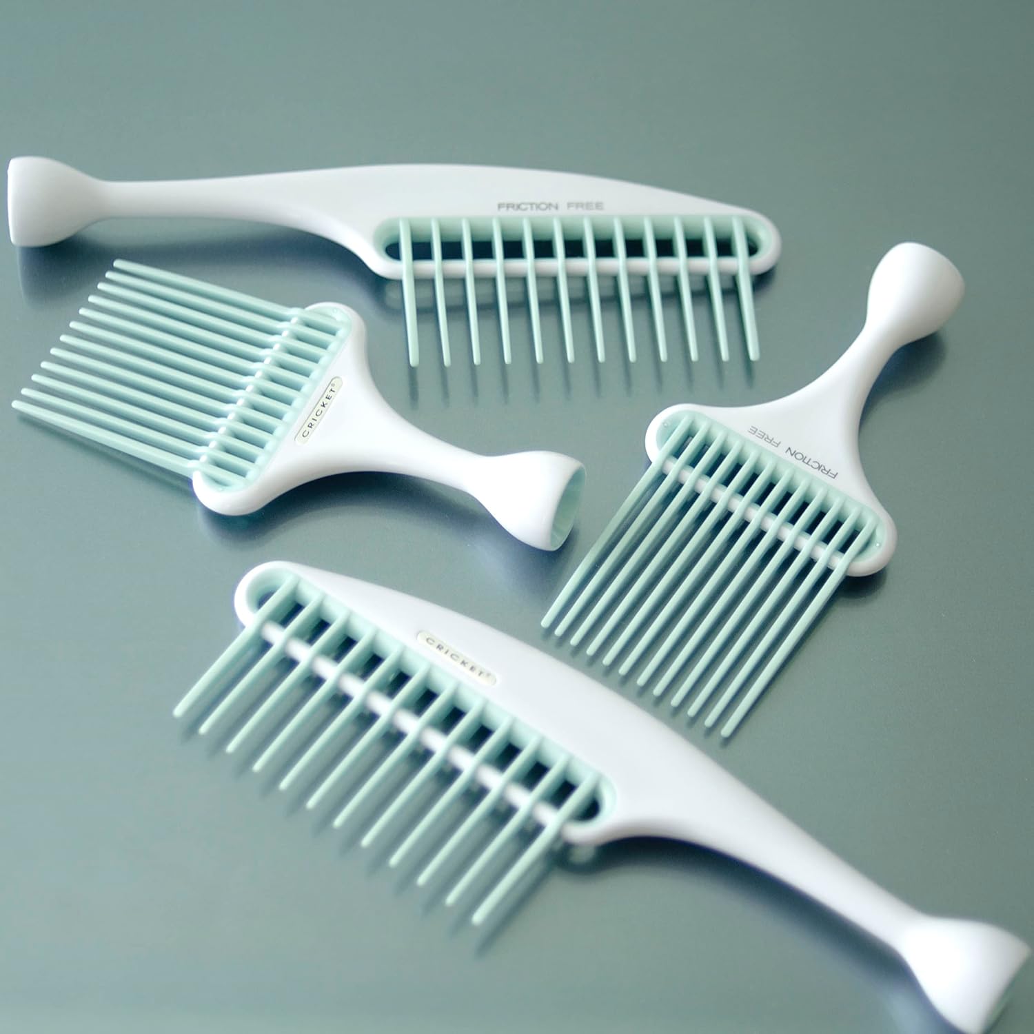 Criet Frict Rake b - Wide Tooth Design for Detangling, Adding