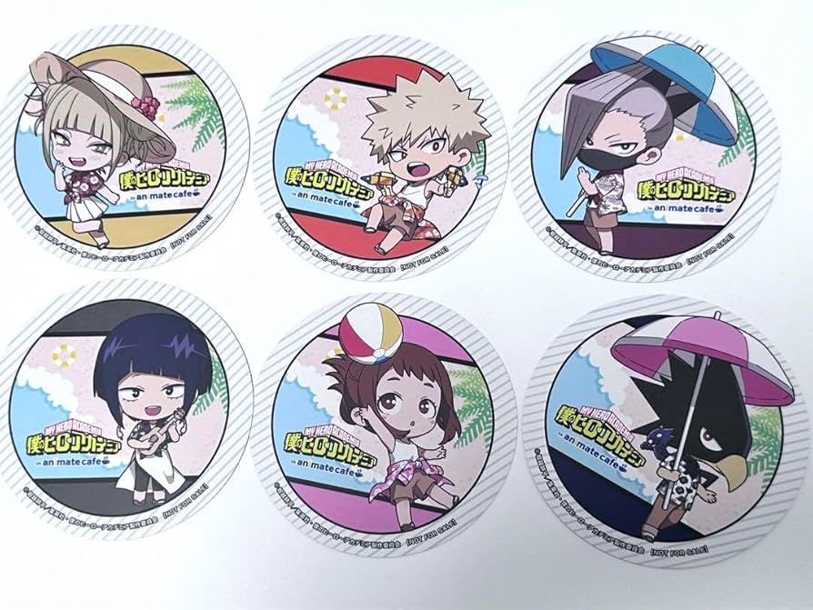 Amazon｜アニメイトカフェ 特典コースター6枚セット コラボ
