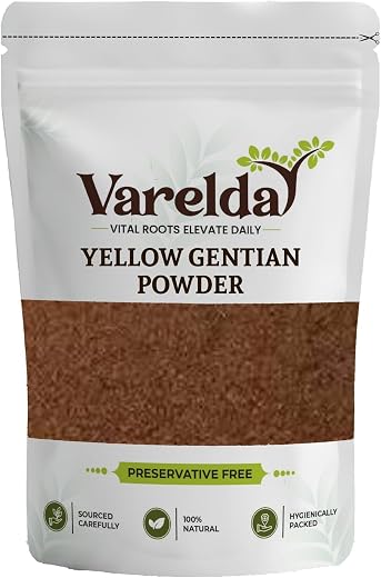 VARELDA Yellow Gentian Powder - Kutki Powder - Picrorhiza kurrooa (1000 Grams)