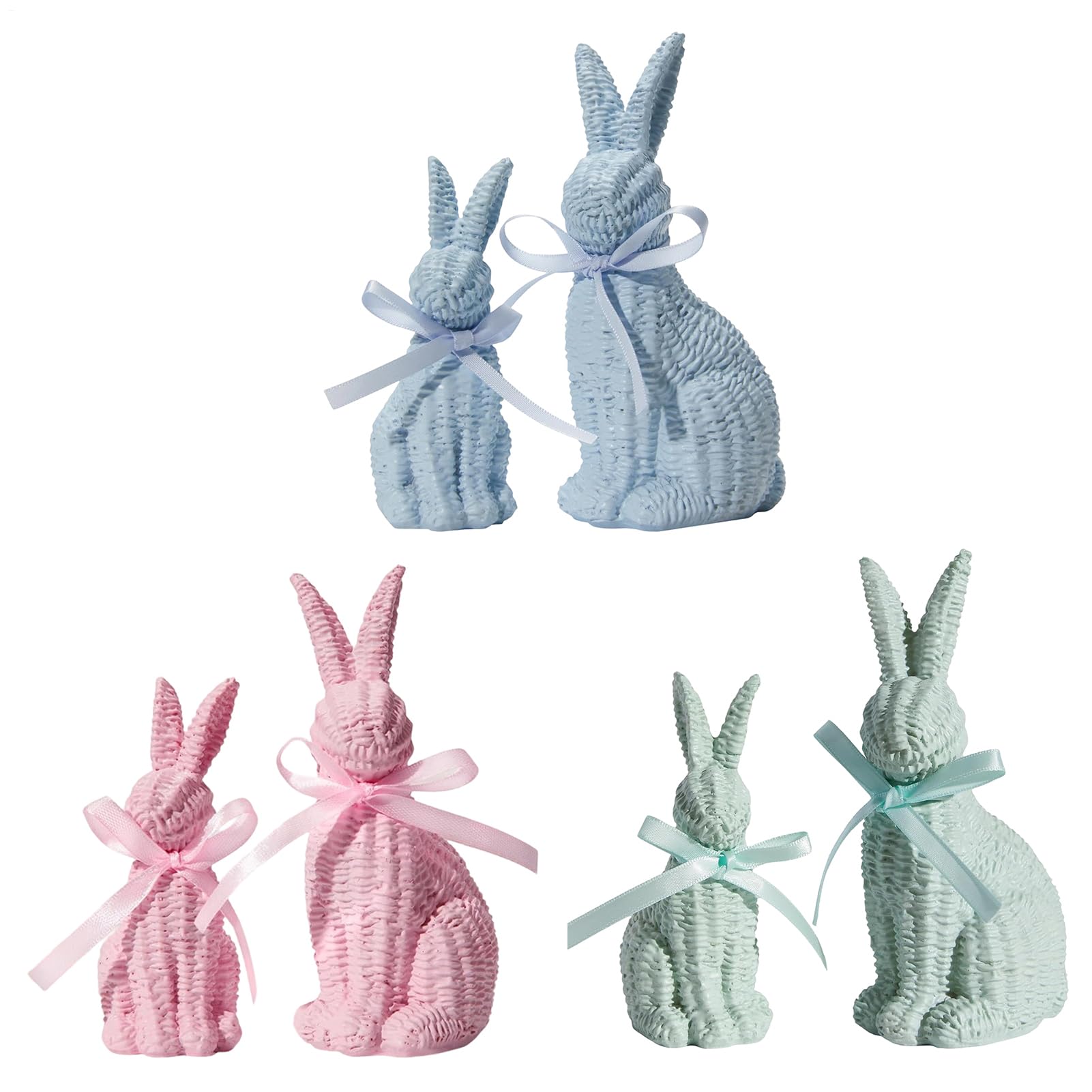 Osterhasen-Dekoration, einfach zu präsentieren, 1 Set, Hasenornamente