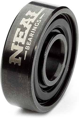 Miniatura 2 de Neal Bearings - Rodamientos para patineta, 3diferentes tipos (cerámica,suizo,titanio), 608 rs, para patineta, longboard, patines, scooter -