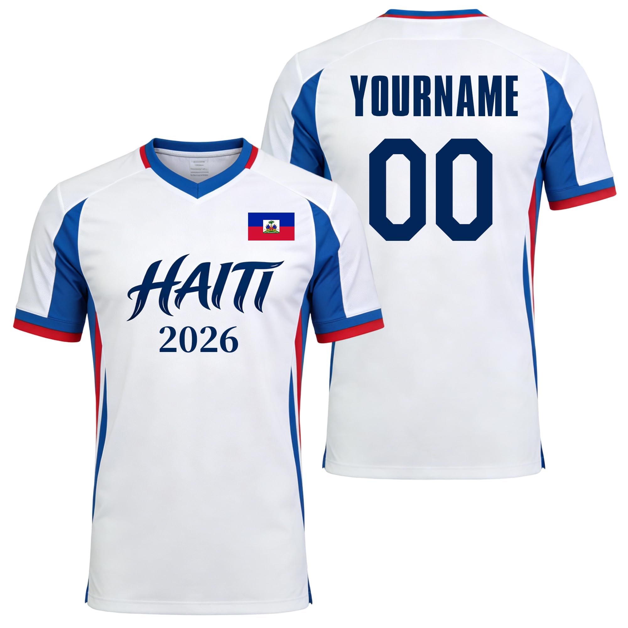 Custom Soccer Jersey for Men Women Kids, Personalized Football T-Shirt with Any Name and Number, Breathable Sport Team Uniform for Training