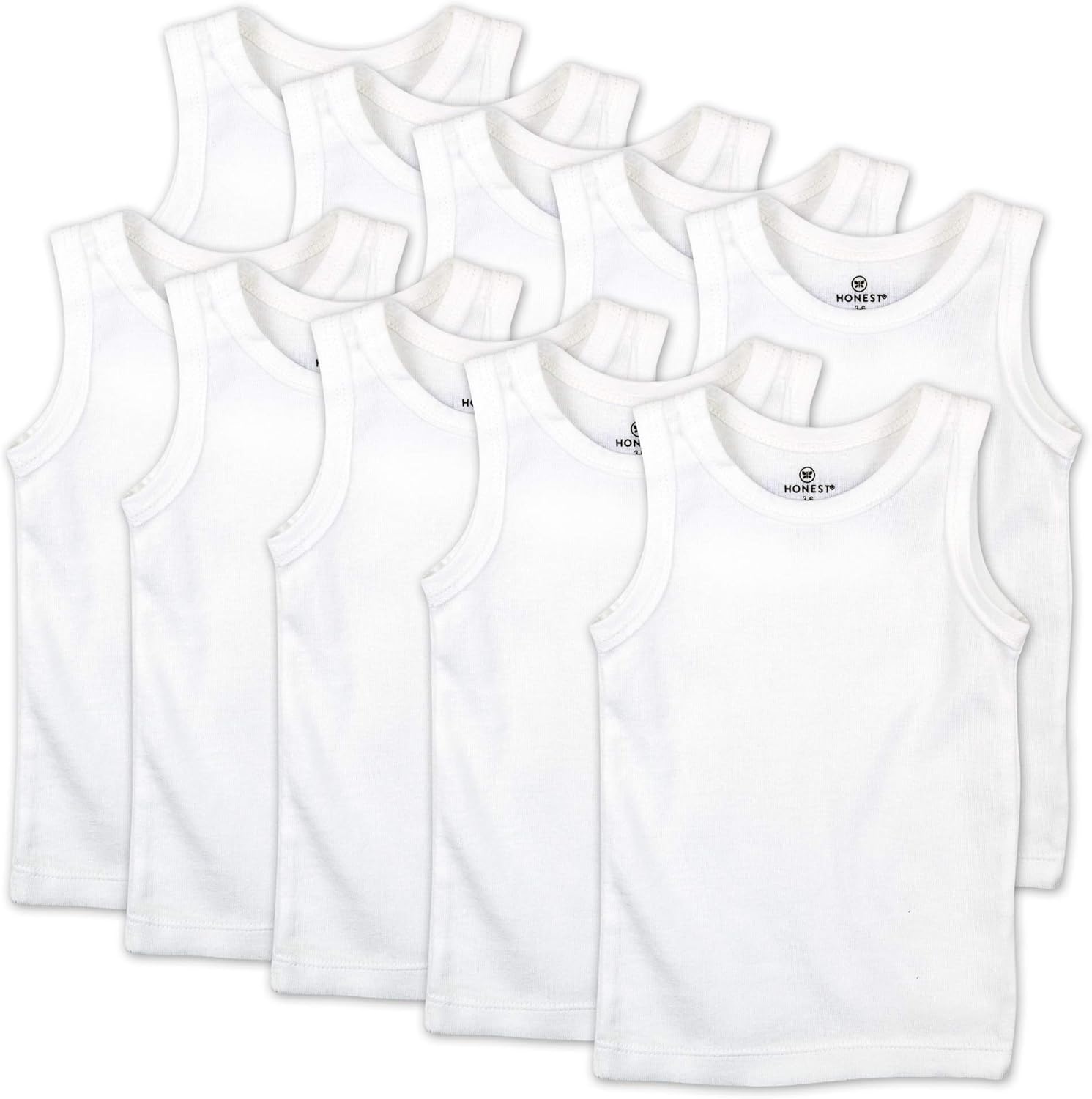HonestBaby Baby Sleeveless Muscle T-Shirts Multipack
