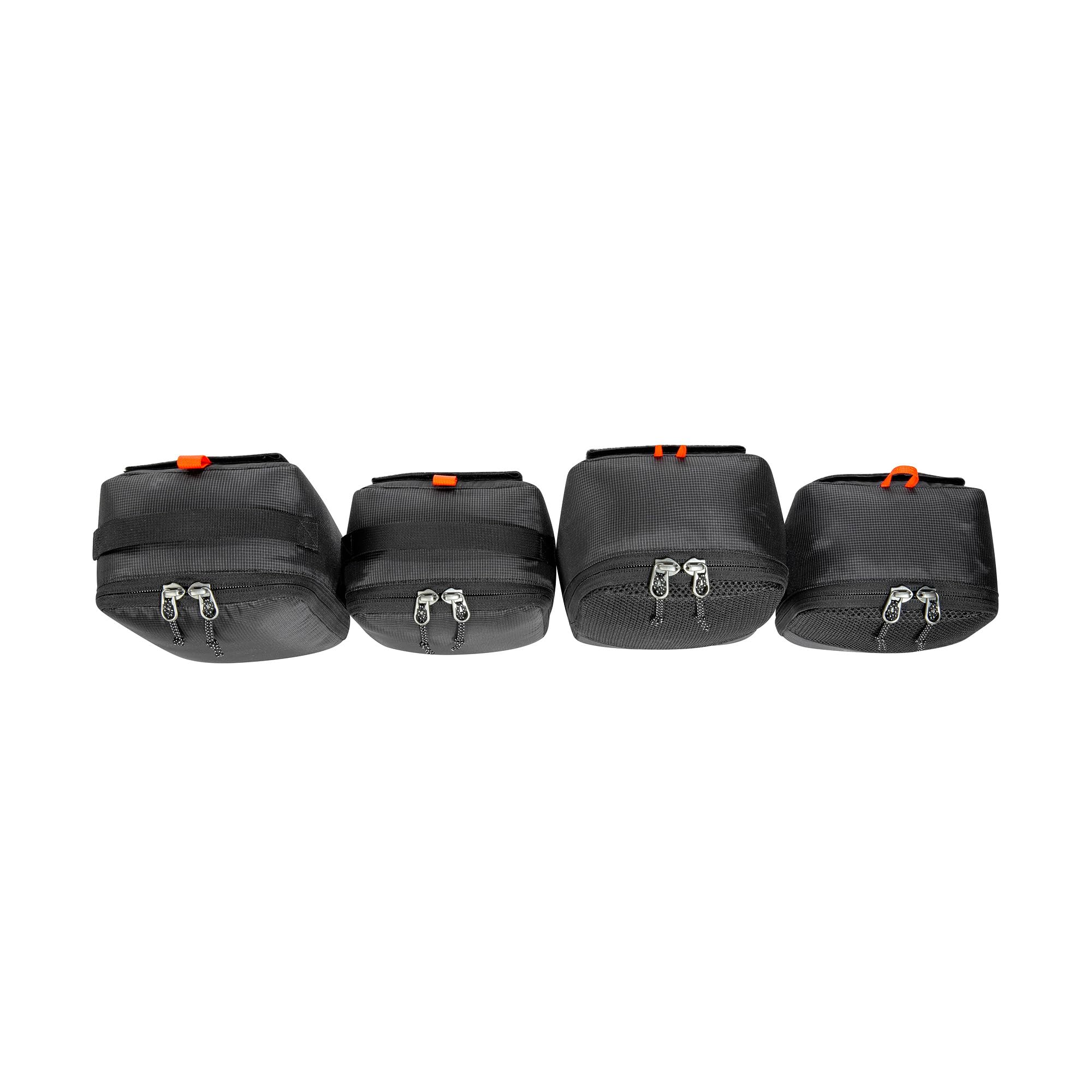 Tatonka EDC Organisation Set (6-teilig) - Praktisches Taschen- und Riemenset zur Gepäck-Organisation in Rucksäcken (4 Packwürfel, 2 Riemen) - Mit Klettflächen zur Fixierung