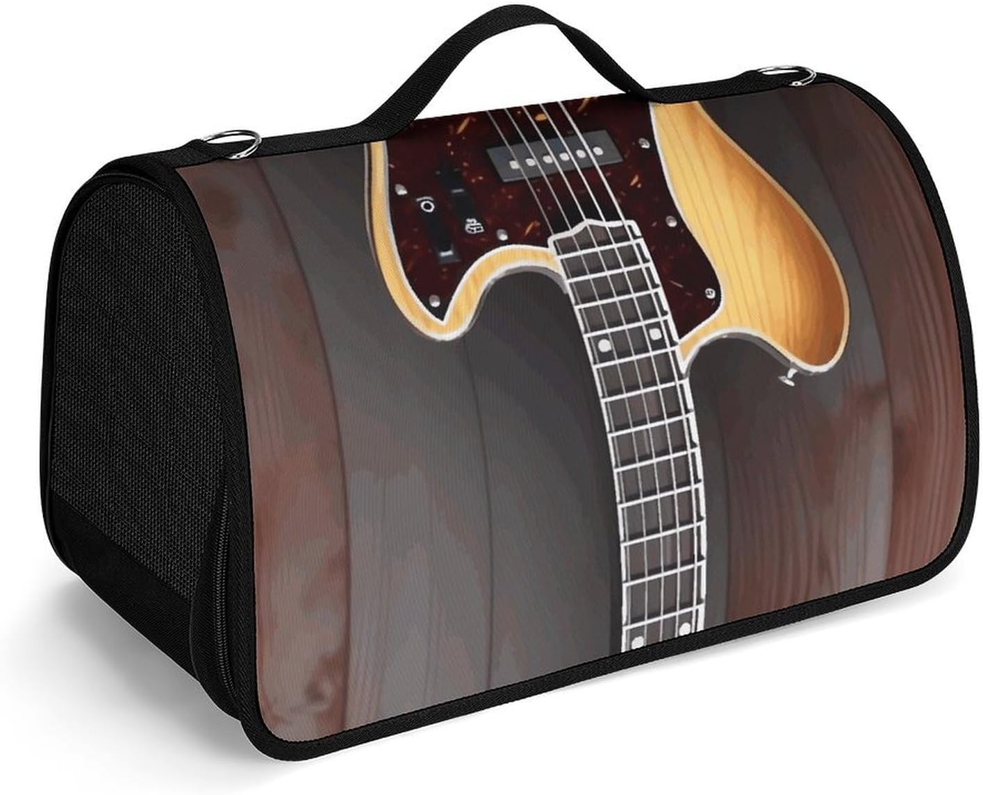 Pet Handbags, Guitar Musical Instrument Printed Pet Handbags,folding Pet Bags,new Pet Handbags,universal Pet Handbags, 45X26X23.5cm
