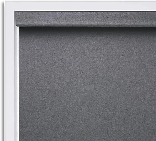 Miniatura 6 de DEZ FURNISHINGS 3VGR290720 FreeStop - Persiana enrollable, 29 pulgadas de ancho x 72 pulgadas de alto, gris