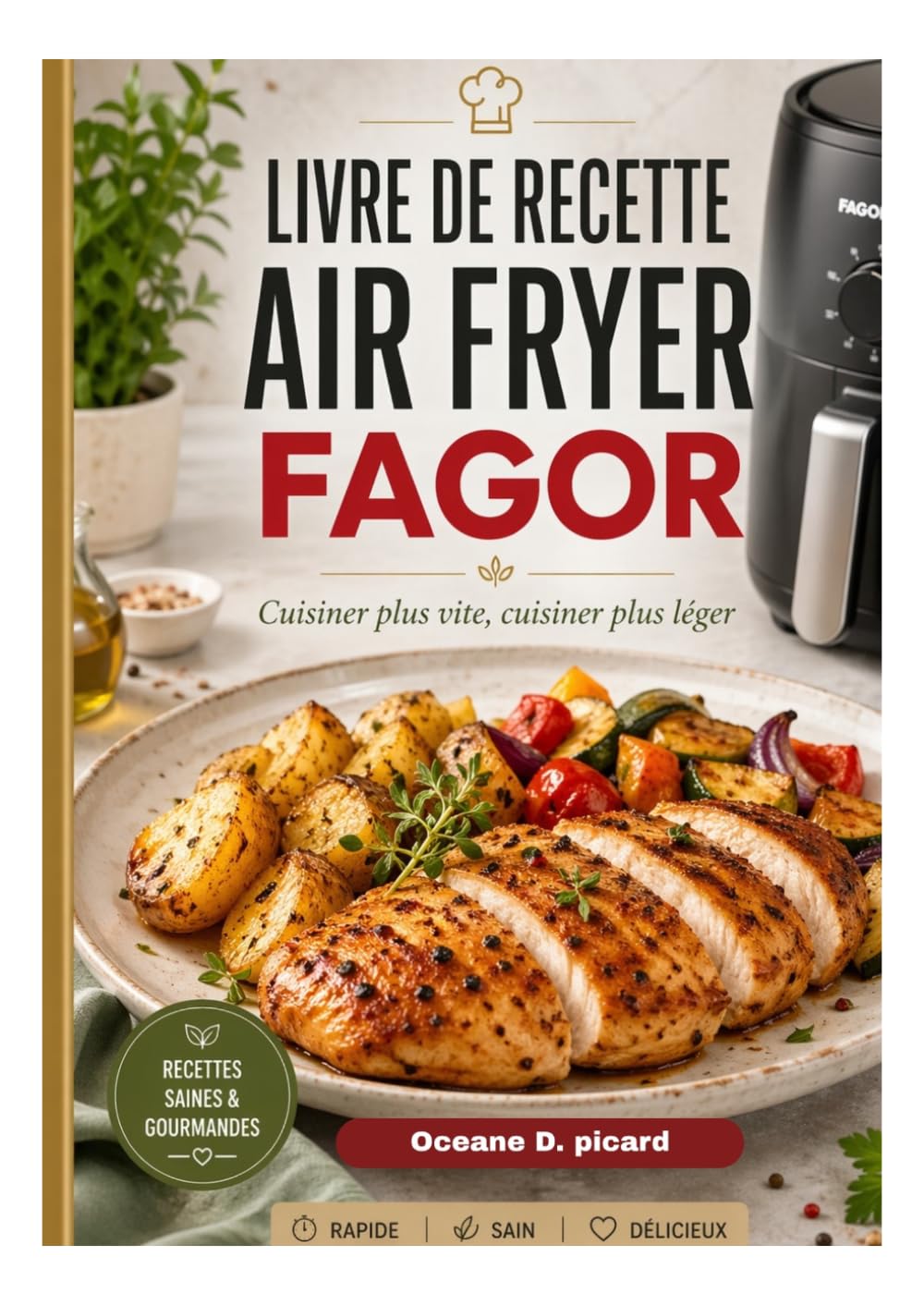 LIVRE DE RECETTE AIR FRYER FAGOR: "Cuisiner plus vite, cuisiner plus léger"