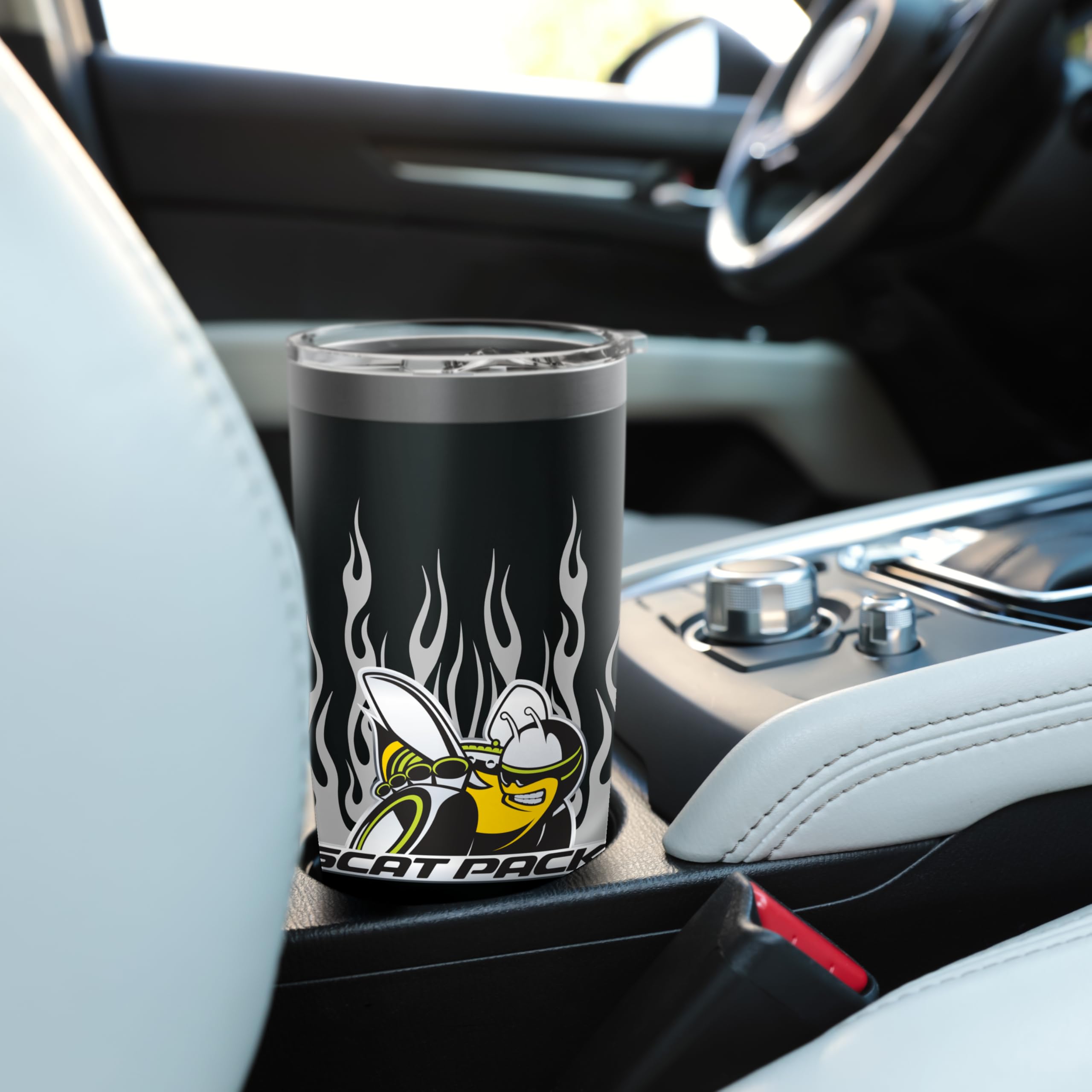 Amazon.com | Dodge Scat Pack Flames Stainless Steel Insulated 