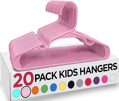 Utopia Home 20 Pack Kids Hangers - 11.5 Inch Plastic