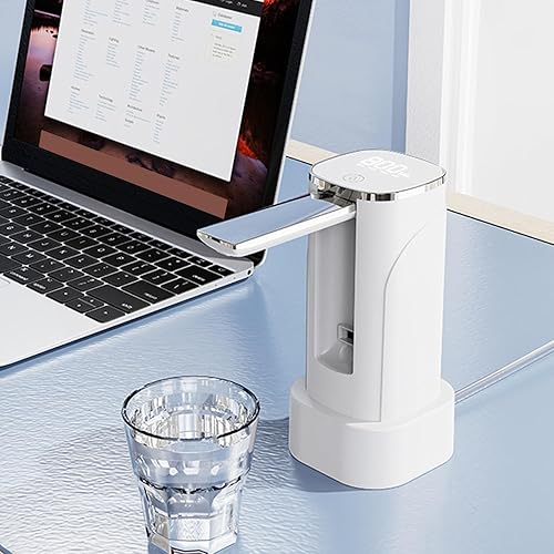 Miniatura 2 de Bomba de agua, dispensador de agua plegable, dispensador de cubo de agua de bombeo rápido, bomba de botella de agua con cable de carga USB para agua