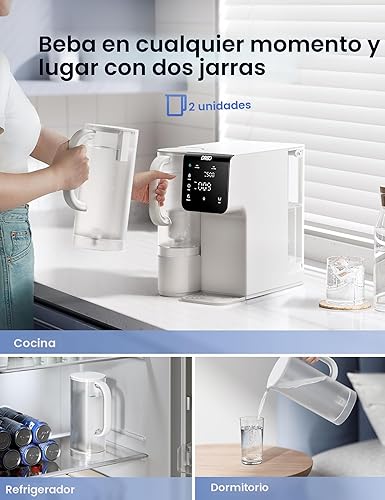 Miniatura 2 de Dreo Encimera de filtro de agua de ósmosis inversa, sistema de filtración de agua RO de 7 etapas, sin instalación, reduce TDS, jarra de filtro de