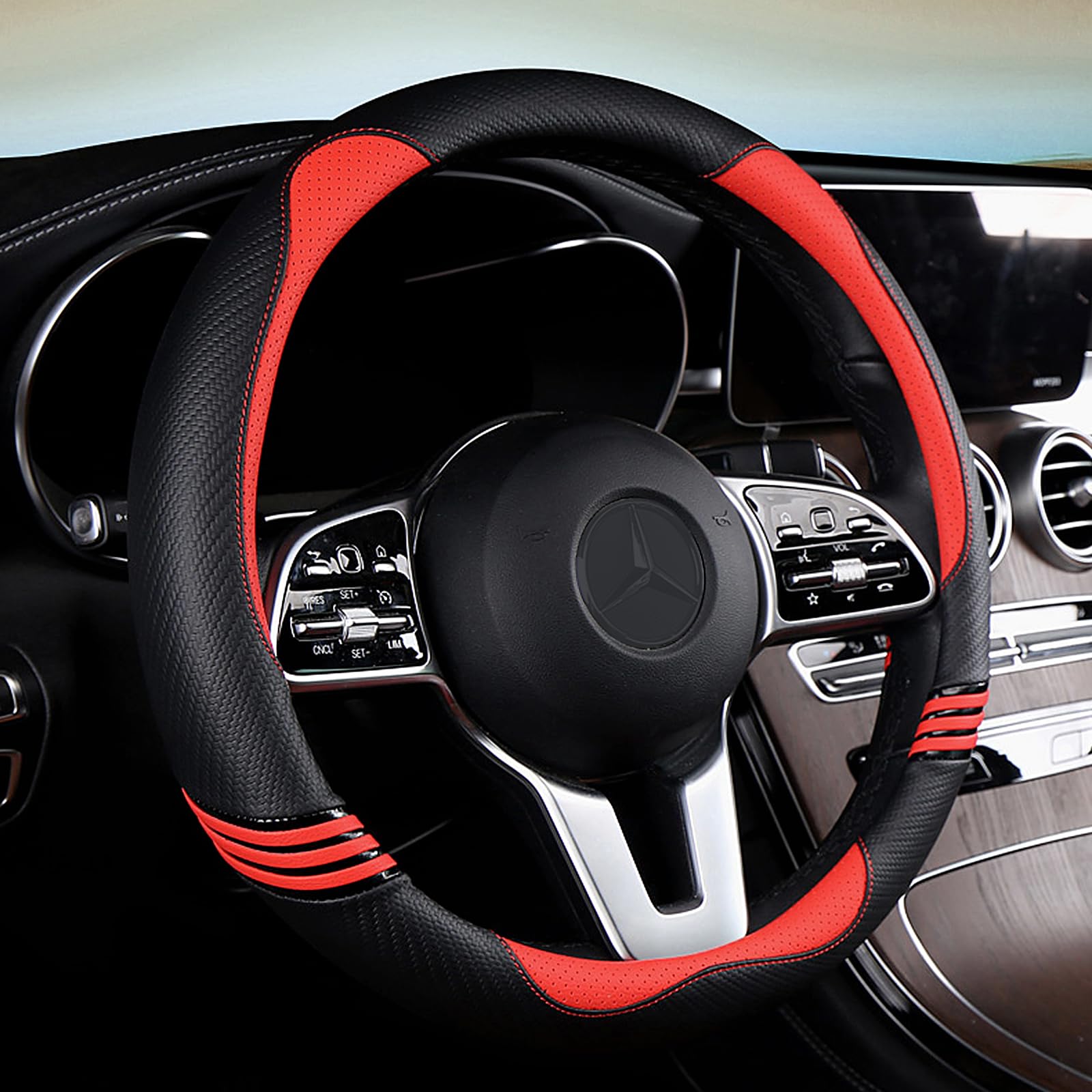Iwantit Premium Grip Steering Wheel Cover