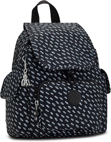 Vista 2 de Kipling Mochila pequeña para mujer, mochila ligera y versátil, mochila escolar de nailon, Puntos definitivos, 10.75''L x 11.5''H x 5.5''D, Mini