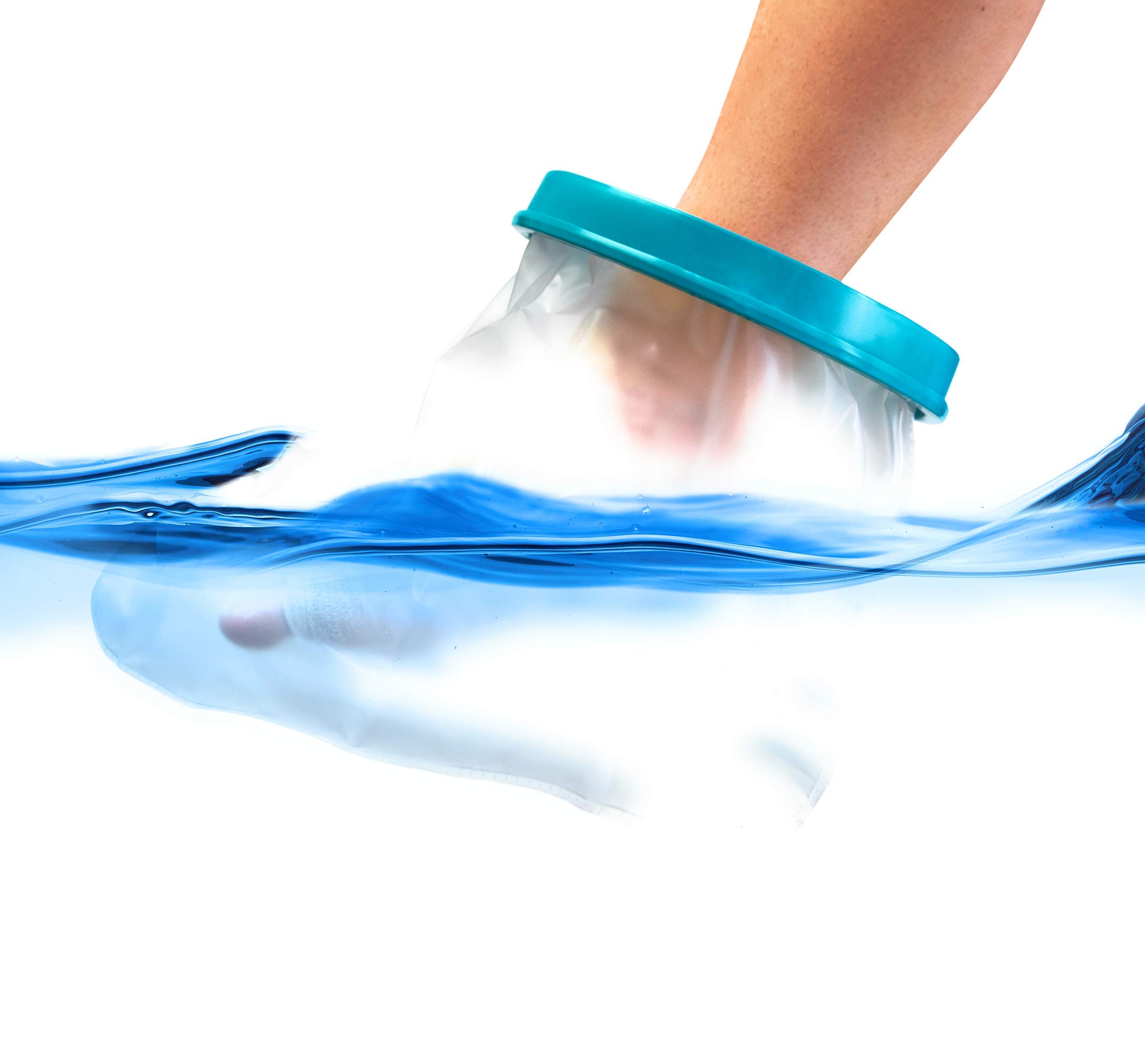 CR Home Waterproof Foot Cast Covers for Shower and Bath - Guide to Wound Care E-Book Included