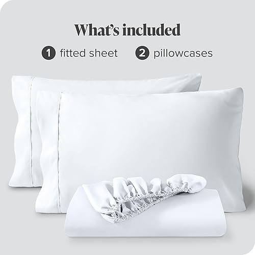 Miniatura 7 de Bare Home Juego de sábana bajera y fundas de almohada, microfibra ultrasuave de 1800 hilos, lujosa, doble cepillado, bolsillos profundos, ajuste