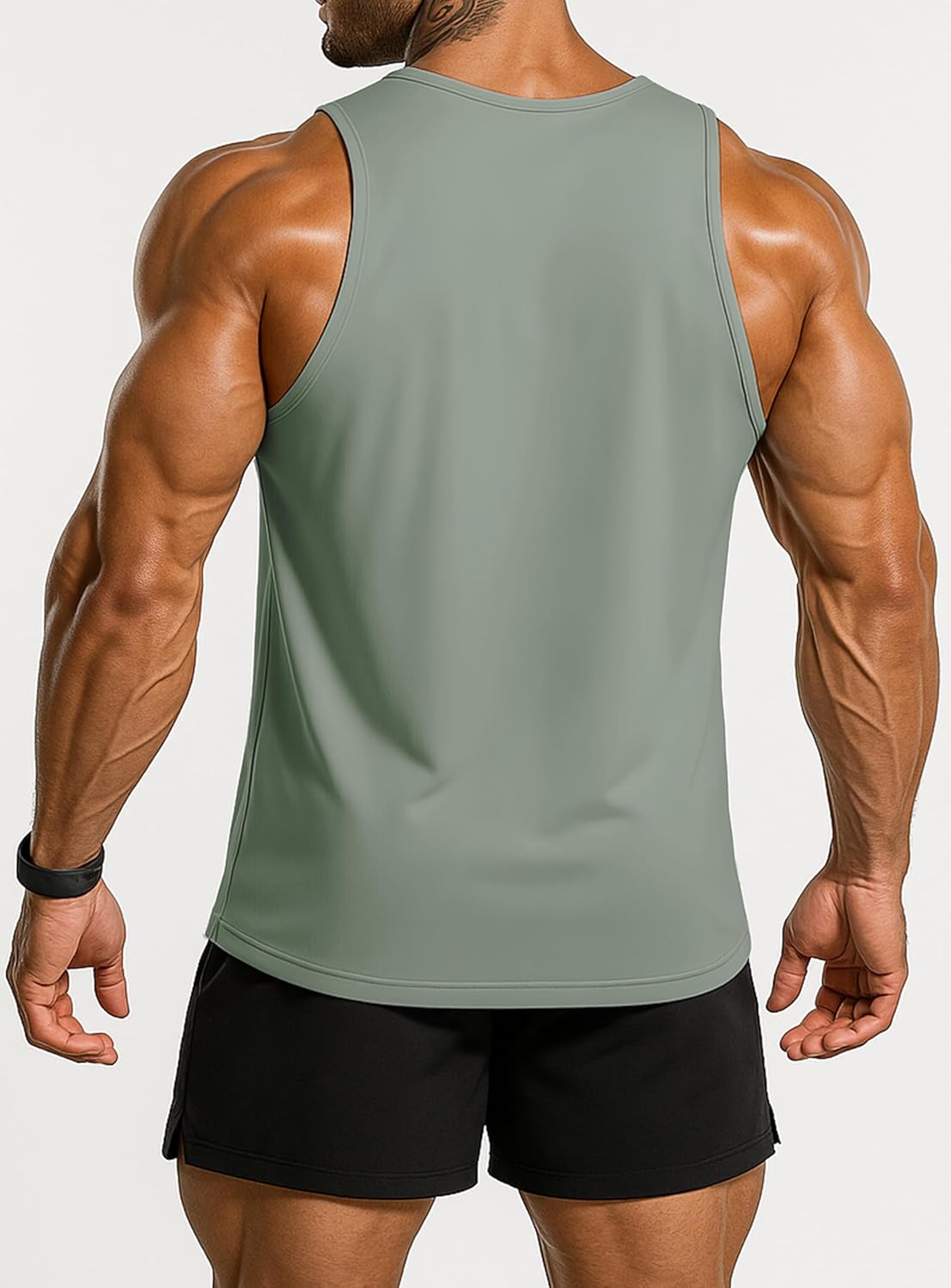 Men's Workout Tank Tops Sleeveless Muscle Shirts Running Athletic Bodybuilding Gym Tanks - Image 2