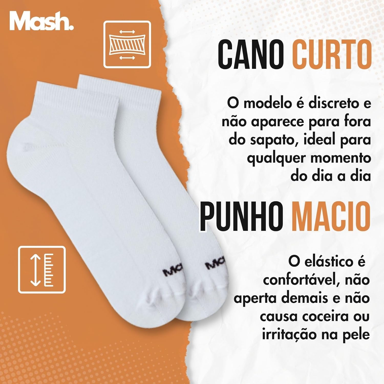 MASH Meia Sapatilha Cano Curto Esportiva Active Com Algodão Unissex, 3 Branco, 39-44 em promoção! Veja a oferta e mais achadinhos de Moda íntima 5 Hoje é o melhor dia para comprar MASH Meia Sapatilha Cano Curto Esportiva Active Com Algodão Unissex, 3 Branco, 39-44 com aquele preço maroto! Promoção! Aproveite a oferta! 5