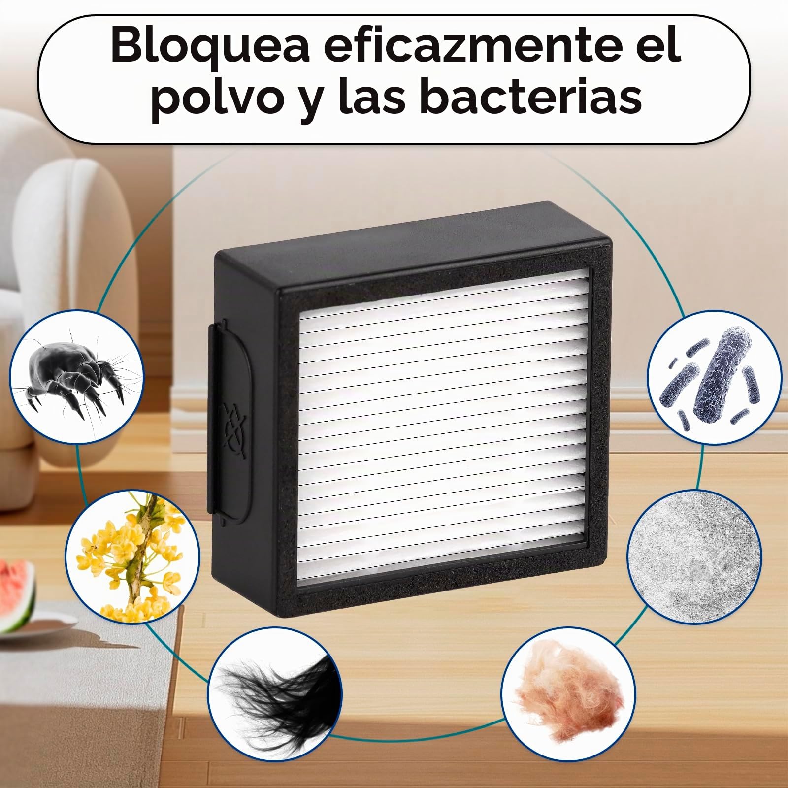 28 Piezas Repuestos para iRobot Roomba Combo j7, Combo j7+, Combo j9+ Combo 10 Max Robot Aspirador, 4 Cepillos de Rodillo, 6 Bolsas de Polvo, 4 Paños de Trapeador, 6 Filtros HEPA, 8 Cepillos Laterales