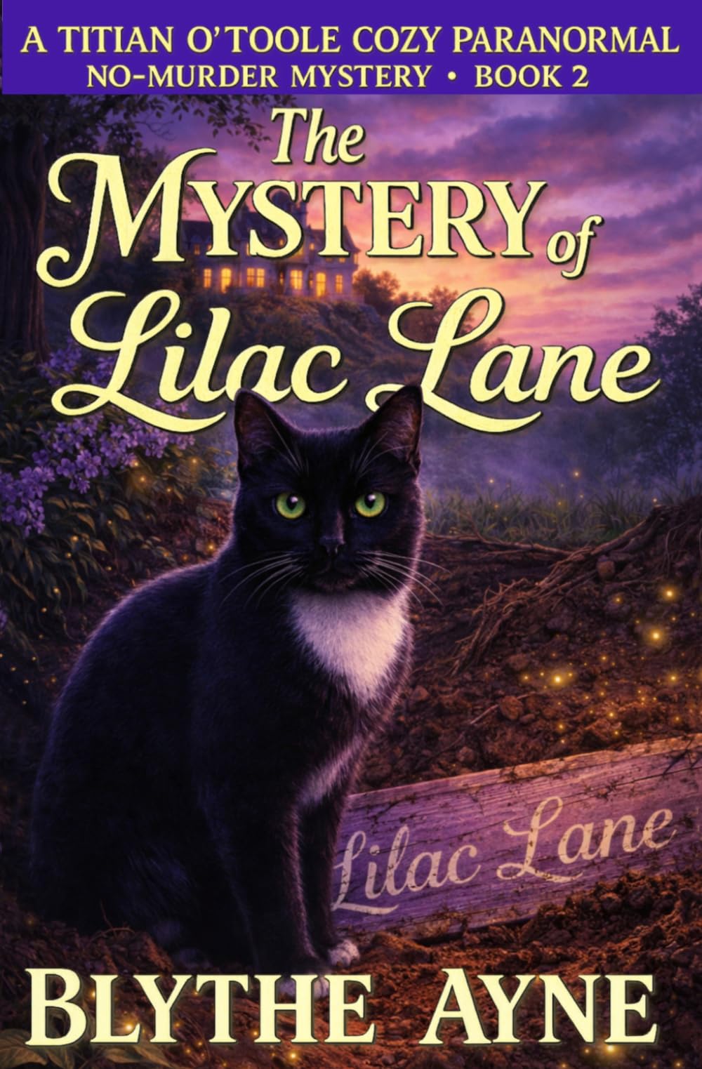 The Mystery of Lilac Lane (Titian O'Toole Paranormal Cozy No-Murder Mysteries)
