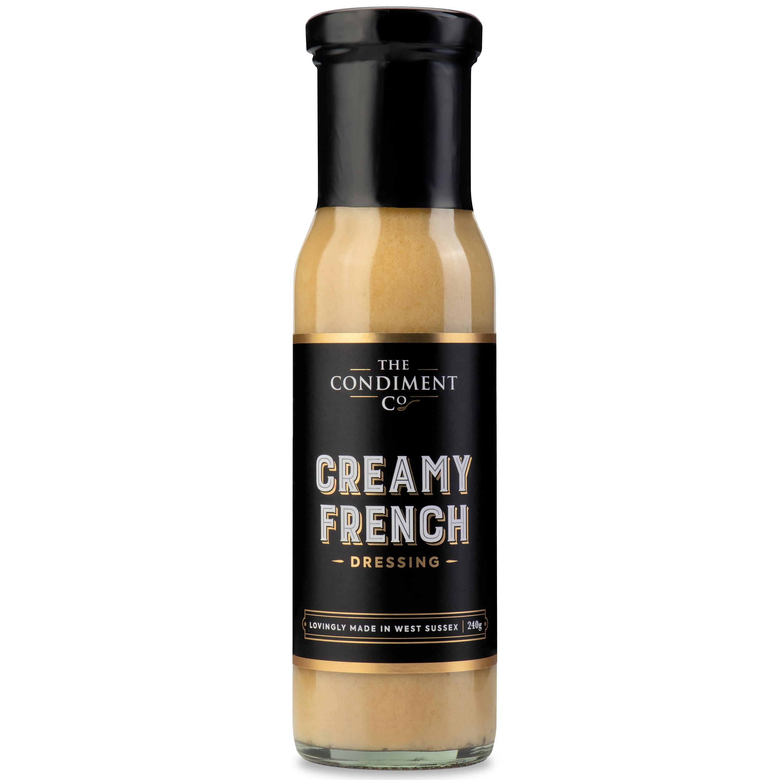 The Condiment Company Creamy French Dressing 240g - Perfect Salad Cream for Salad Bowls, Pasta Salads, Mixed & Greek Salads, Dip, Condiment