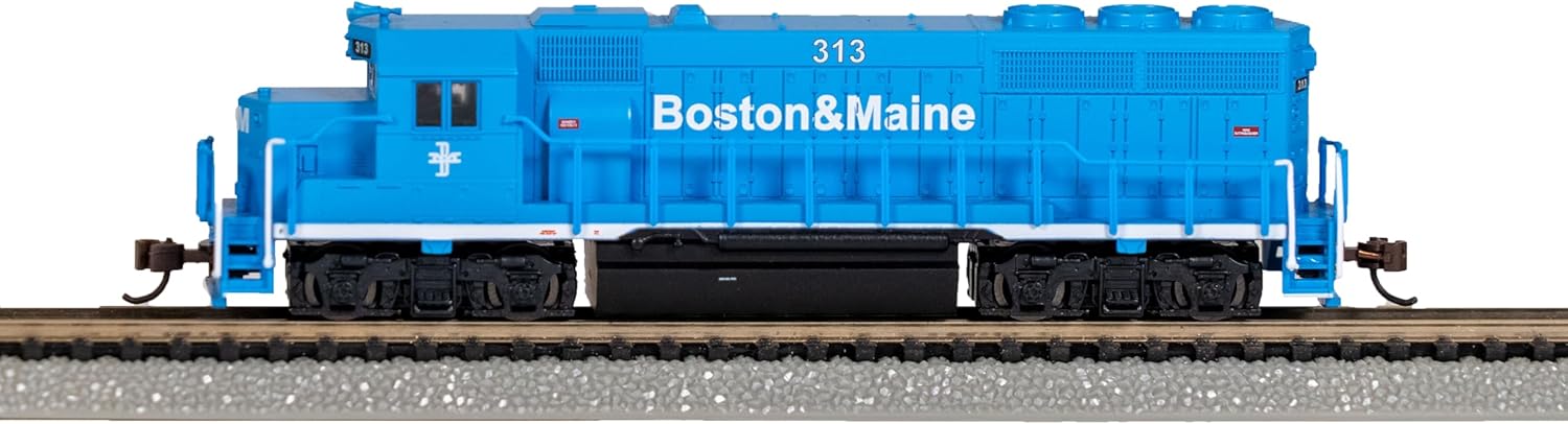 EMD GP40 Diesel Locomotive B&M #313 (without dynamic brakes) - N Scale