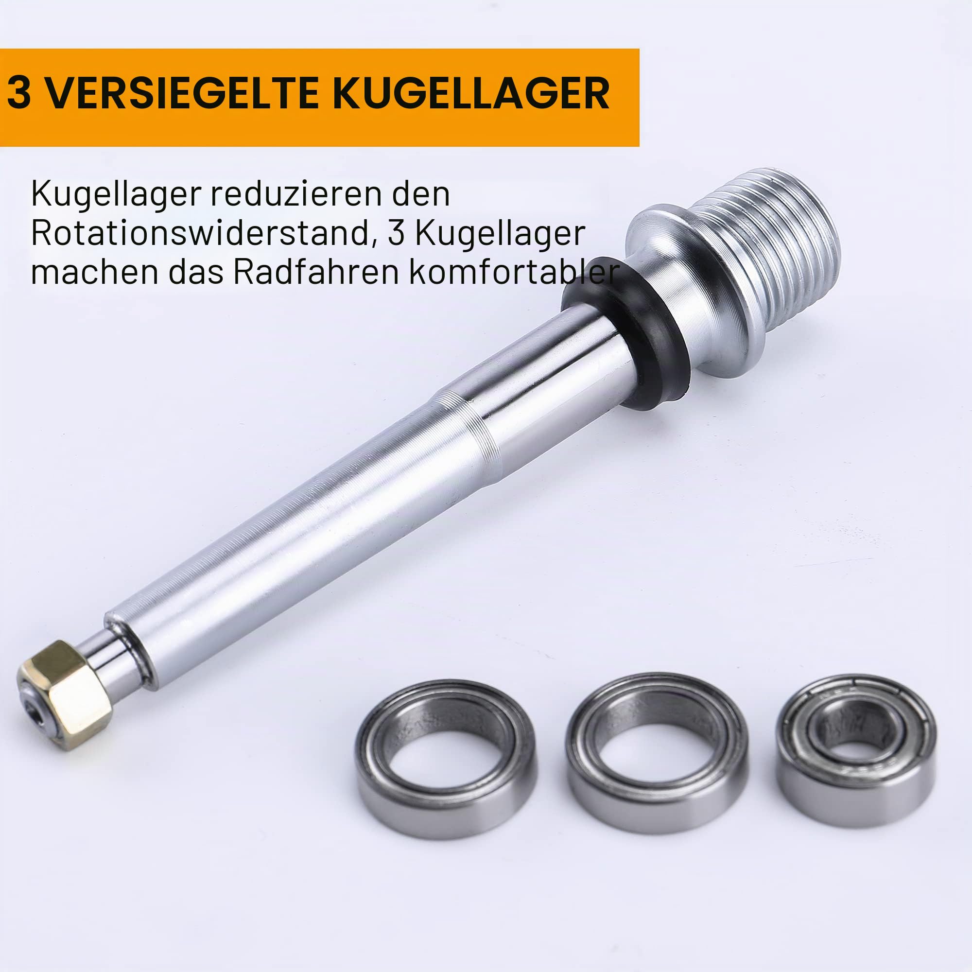 Fahrradpedale – 9/16 Zoll Fahrradpedale Plattform – 3 versiegelte Kugellager, MTB-Pedale, leichte Plat-Pedale für Rennrad, BMX, MTB-Fahrrad