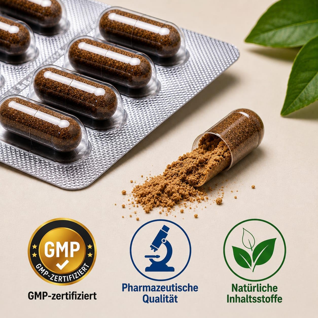 Adeno Block Pro Health – Nahrungsergänzung für die Prostata mit Graminex® Blütenpollenextrakt – Unterstützung der Prostatagesundheit – 90 Kapseln (72 g)